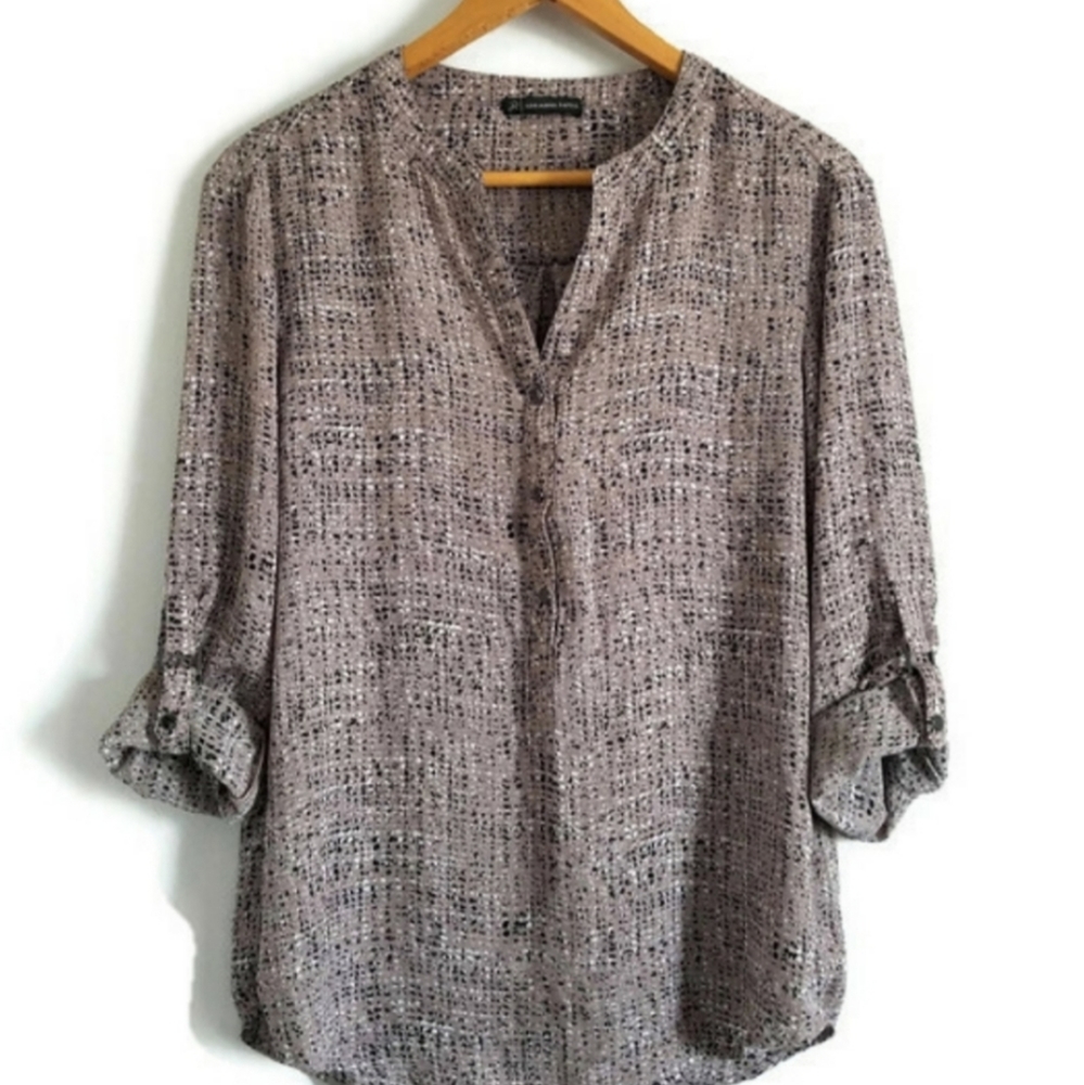 Final Sale Must Go! Adrianna Papell Popover Blouse Size M